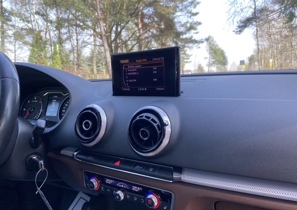 Audi A3 cena 48900 przebieg: 211000, rok produkcji 2013 z Poręba małe 254